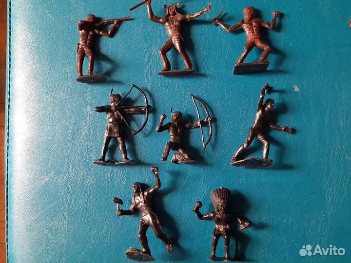 Солдатики СССР Ковбои Индейцы