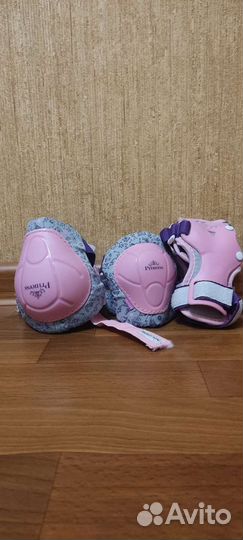 Ролики для девочек р.26-31+защита