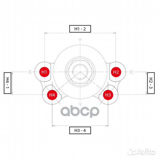 Опора шаровая CB0058 CTR