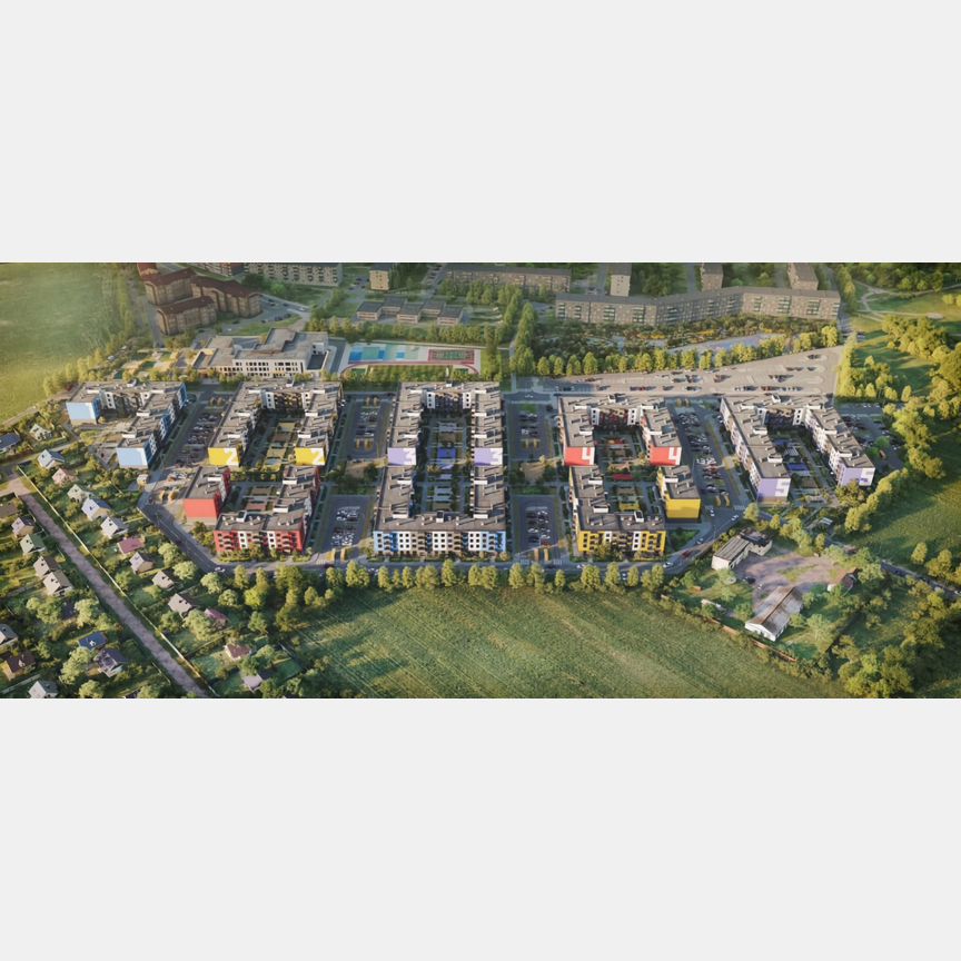 Квартира-студия, 29,7 м², 2/4 эт.