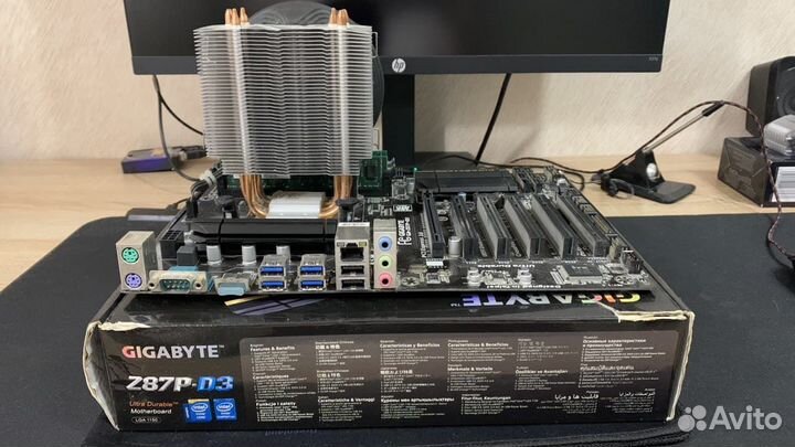 Комплект Intel Cor i5 4570 +материнская пл +память