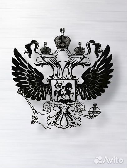 Герб металлический толщиной 2 мм