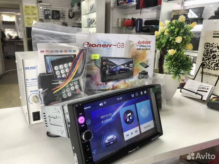 Магнитола 1din Pioneer GRS-881DP5