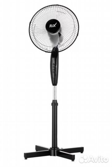 Напольный вентилятор Rix RSF-3000B (Черный)