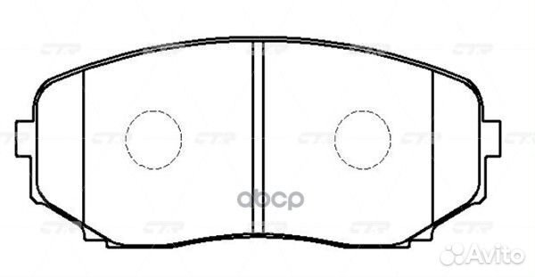 Колодки тормозные дисковые передние Mazda MPV 2