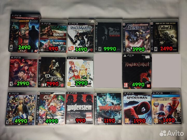 Редкие и не только игры для PS3 (обновл. 29.06.23)