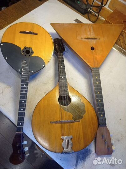 Домра, Мандолина, Балалайка