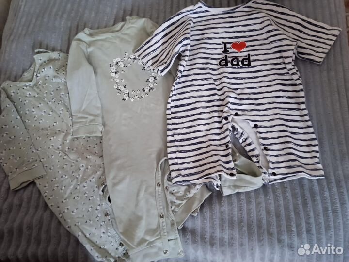 Вещи пакетом на малышку от 3-6мес