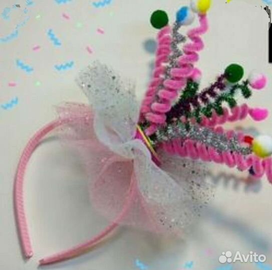 Ободок для костюма хлопушка конфетка ёлочка