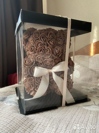 Мишка из роз