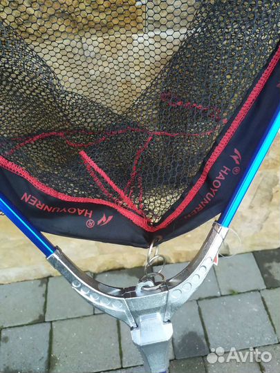 Подсак прорезиненная сетка 2 м