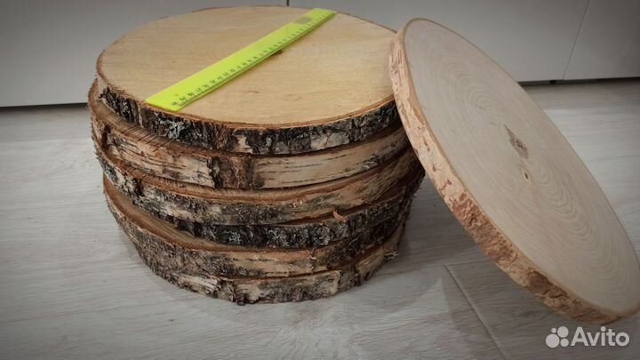 Поднос. Спил березы. Разделочная доска