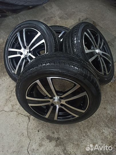 Литьё LS R16 4x100 с летней резиной r16 195/55