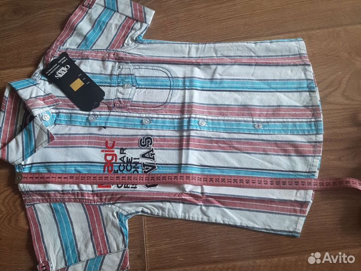 Рубашка для мальчика новая хлопок