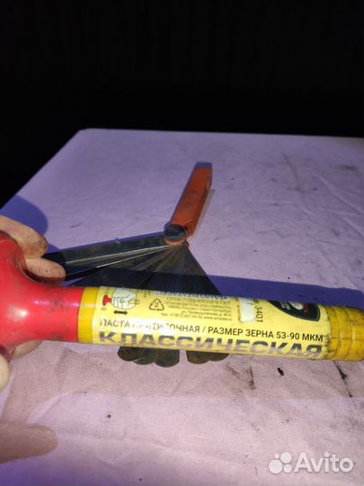 Щупы для регулировки клапанов и Паста для притирки