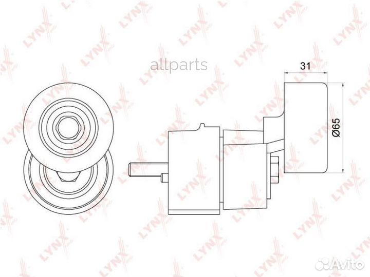 Lynxauto PT-3252 Натяжитель ремня