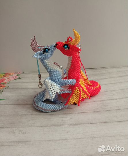 Дракон из бисера