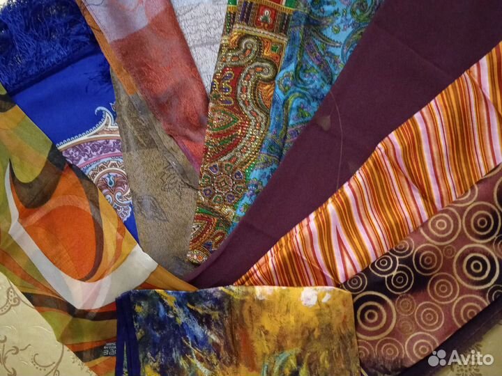 Женские платки шарфики разные