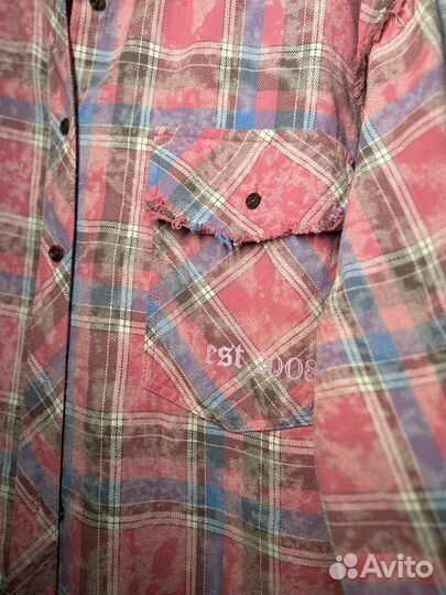 Рубашка lime в клетку