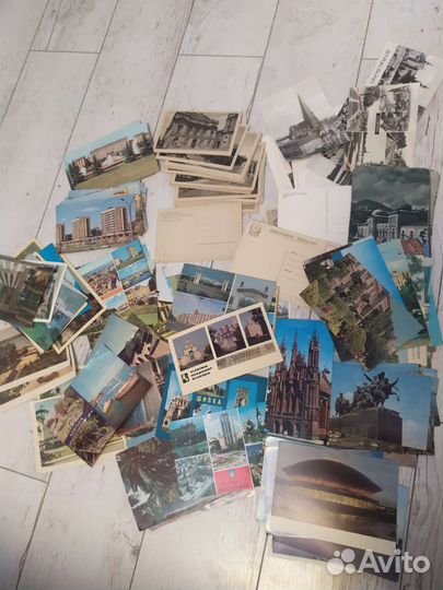 Открытки СССР много