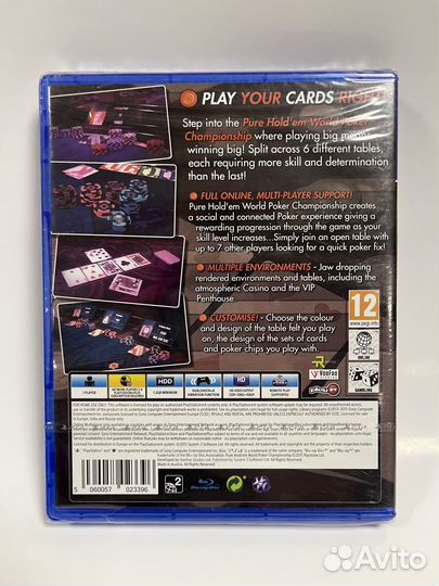 Pure Hold'em World Poker Championship диск для PS4