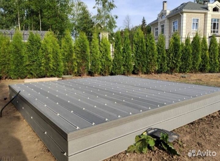 Террасная доска дпк для патио