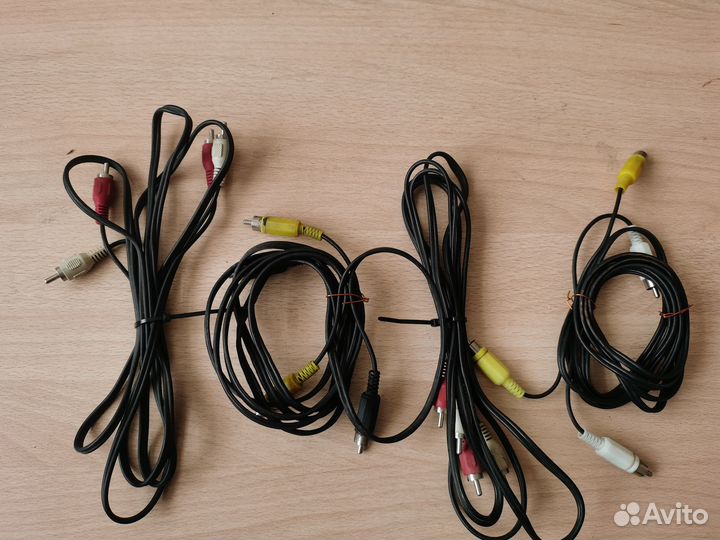 Аудио кабель межблочный тюльпаны 3/3 2/2 1/1