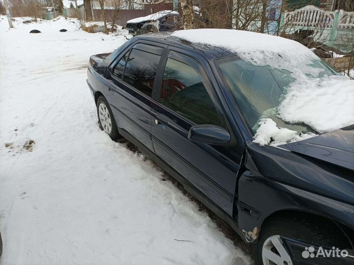 Peugeot 605 2.0 МТ, 1997, битый, 480 000 км