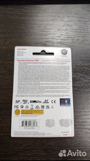 Sandisk Extreme Pro 64Gb Карта памяти MicroSD