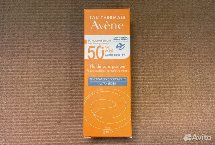 Avene Spf50 солнцезащитный флюид