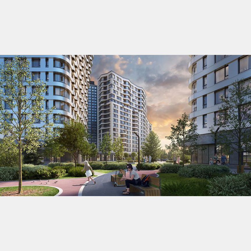 1-к. квартира, 40,7 м², 8/25 эт.