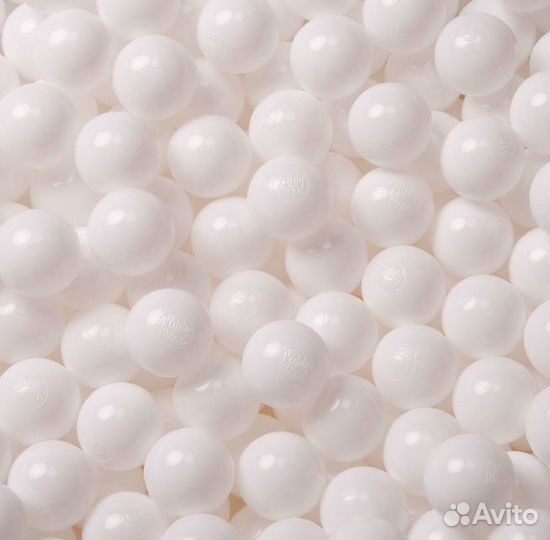 Белые шарики в наборе 1000 штук