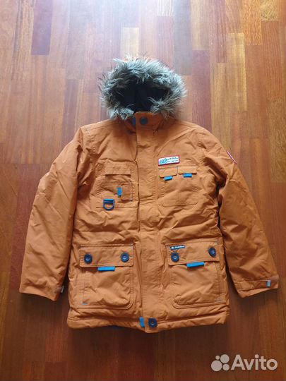 Куртка для мальчика зимняя, аляска, цвет оранжевый