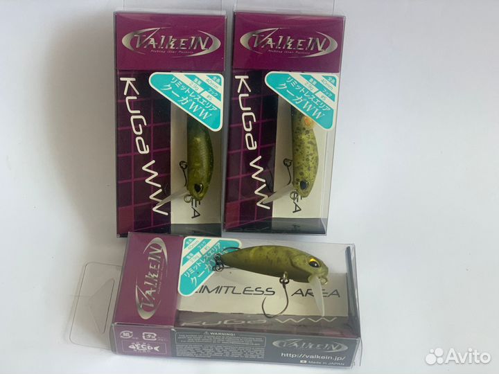 Японские Форелевые воблера Valkein Kuga