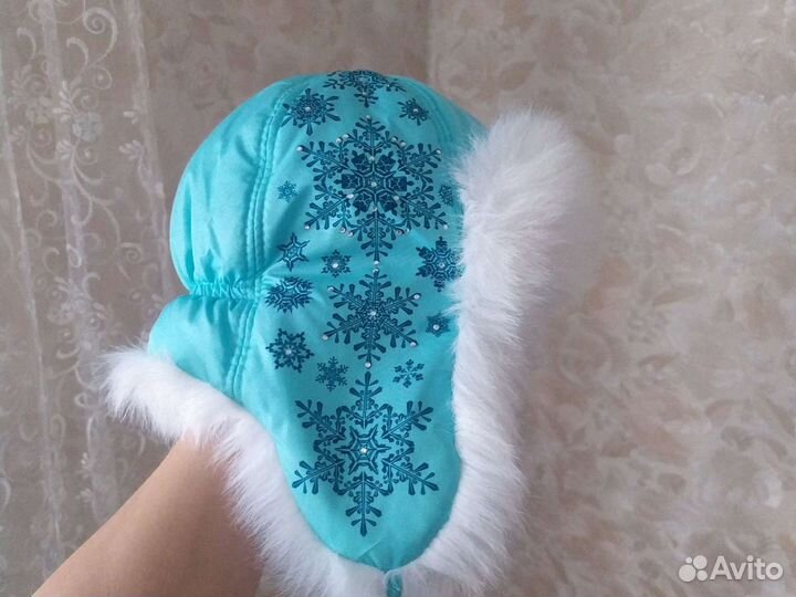 Шапка для девочки зимняя