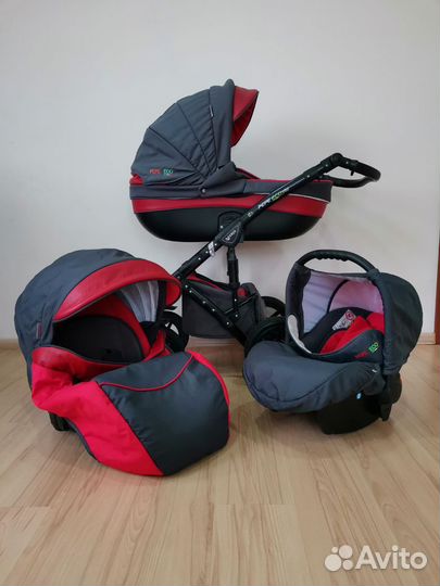 Коляска 3 в 1 Верди Пепе эко