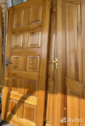 Двери межкомнатные с коробкой деревянные
