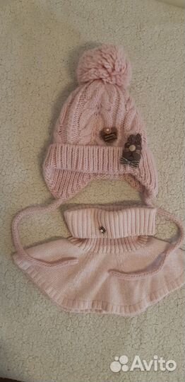 Комплект шапка, шарф