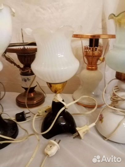 Настольная лампа под керосинку СССР