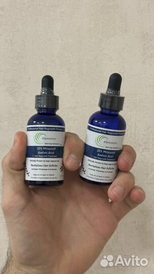Миноксидил + мезороллер