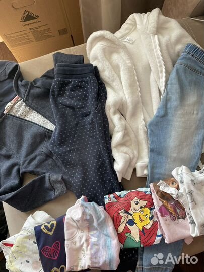 Пакет одежды на девочку 3-5 лет
