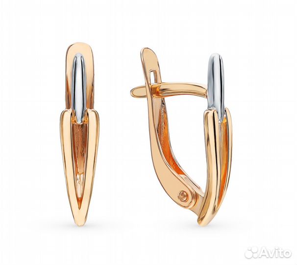 Sunlight серьги золотые