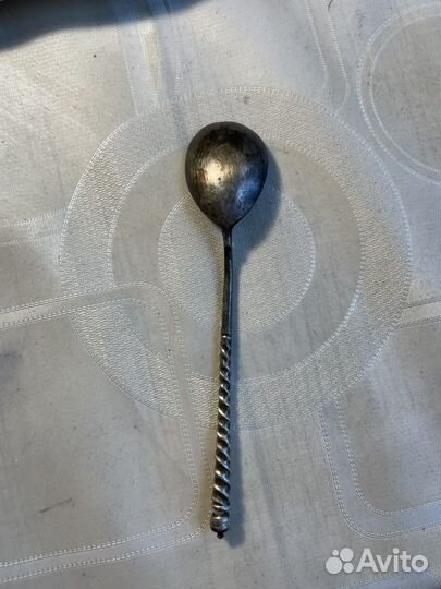 Ложка серебряная 1885г 84 проба 12грамм