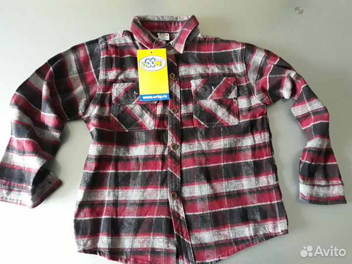 Новая рубашка Boom Orby 116-122