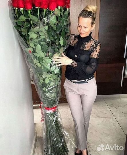 Высокие розы Букеты с доставкой