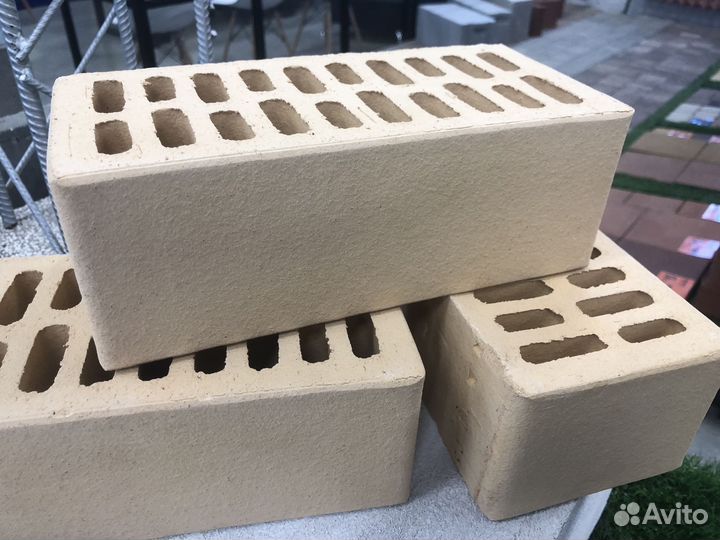 Кирпич облицовочный слоновая кость