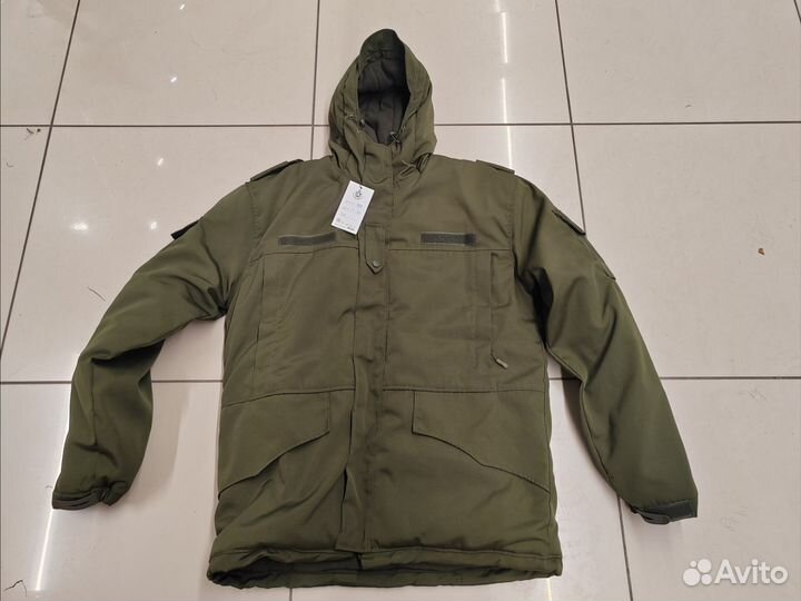 Куртка флисовая тактическая зима Олива 44-62р