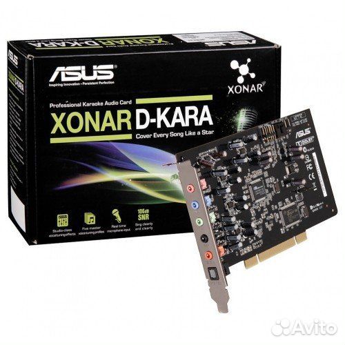 Внутренняя звуковая карта asus Xonar D-kara