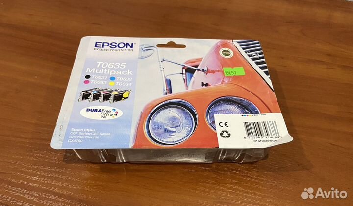 Чернила Epson T0635 Multipack (C13T06354A10) компл