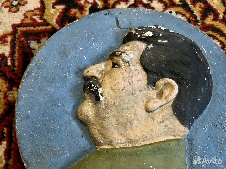 Сталин барельеф металл